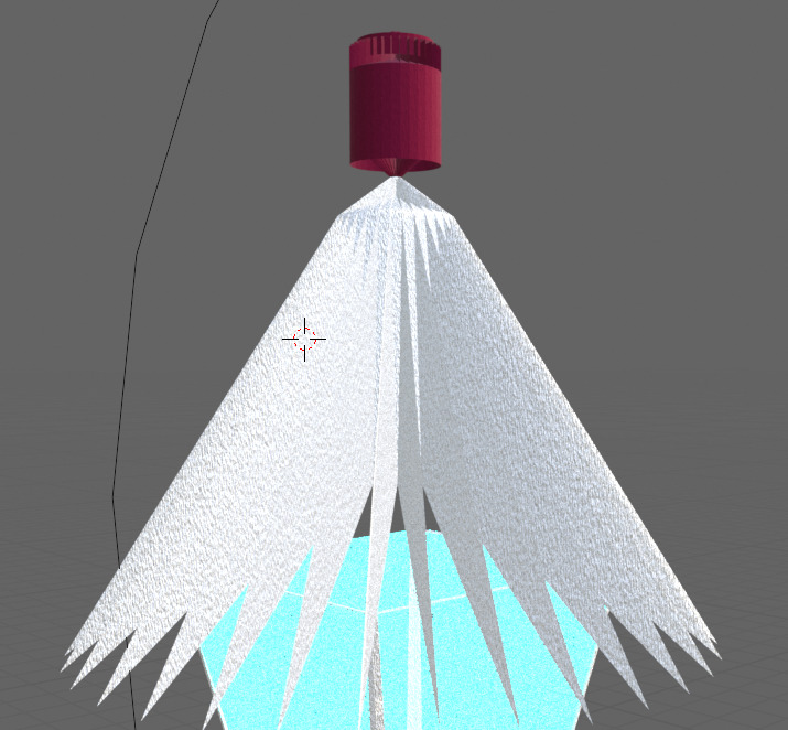 lampadaire-scandinave-neon-bleu-design-blanc-bordeaux Low-poly 3D model_4