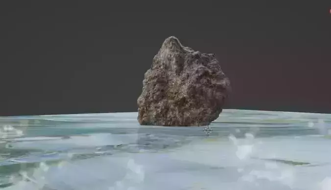 Realistic 3D Stone - Rock High Resolution 3D model