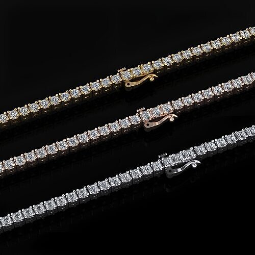Tennis Bracelet  3D print model