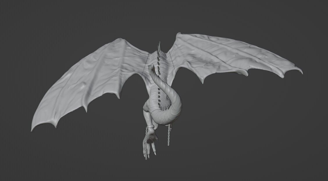 Ukrainian Ironbelly Dragon Harry Potter 3D print model_8