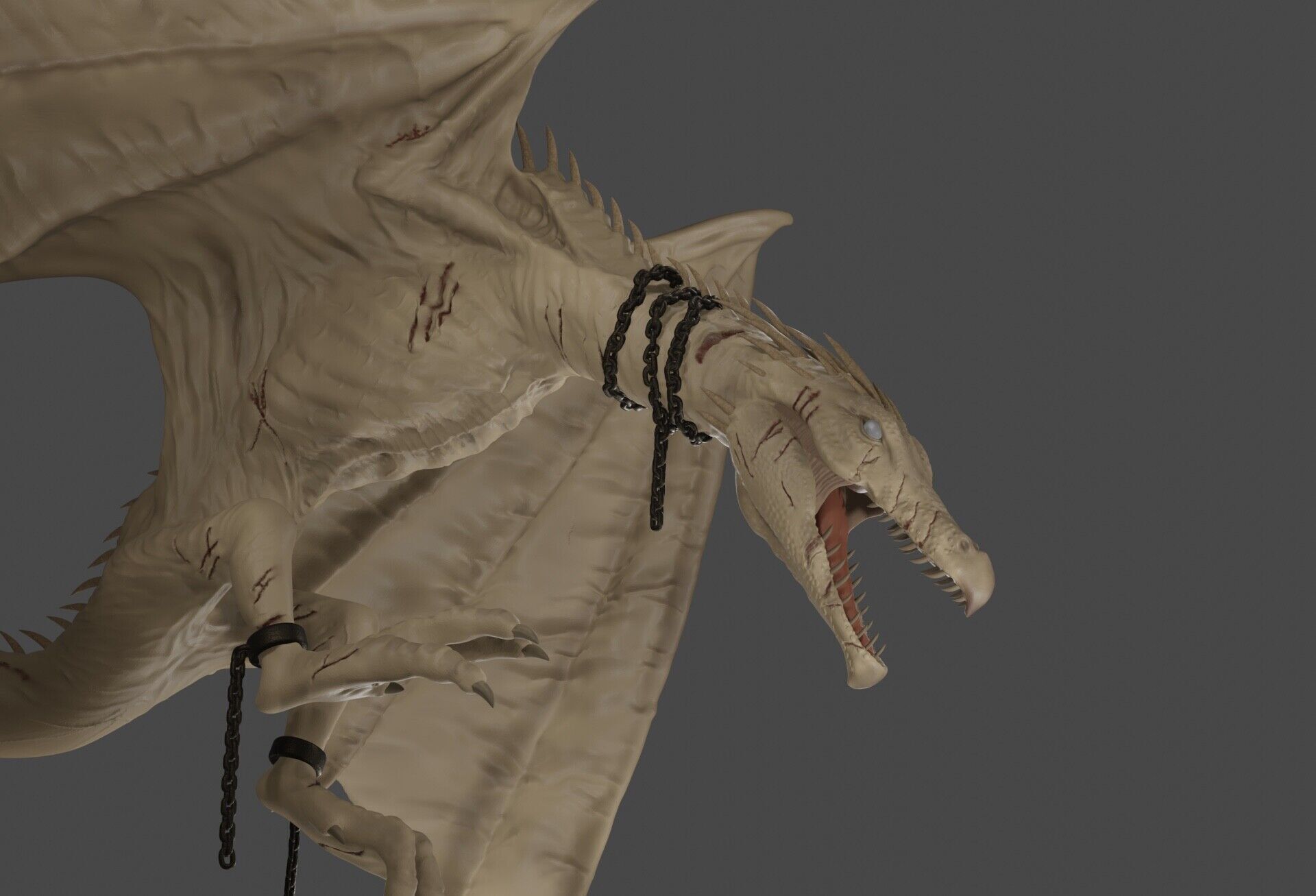 Ukrainian Ironbelly Dragon Harry Potter 3D print model_1