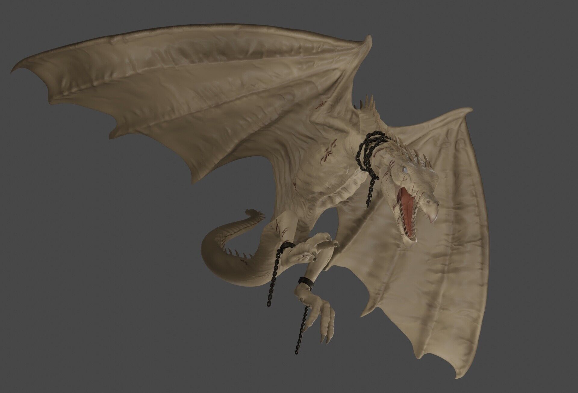 Ukrainian Ironbelly Dragon Harry Potter 3D print model_2