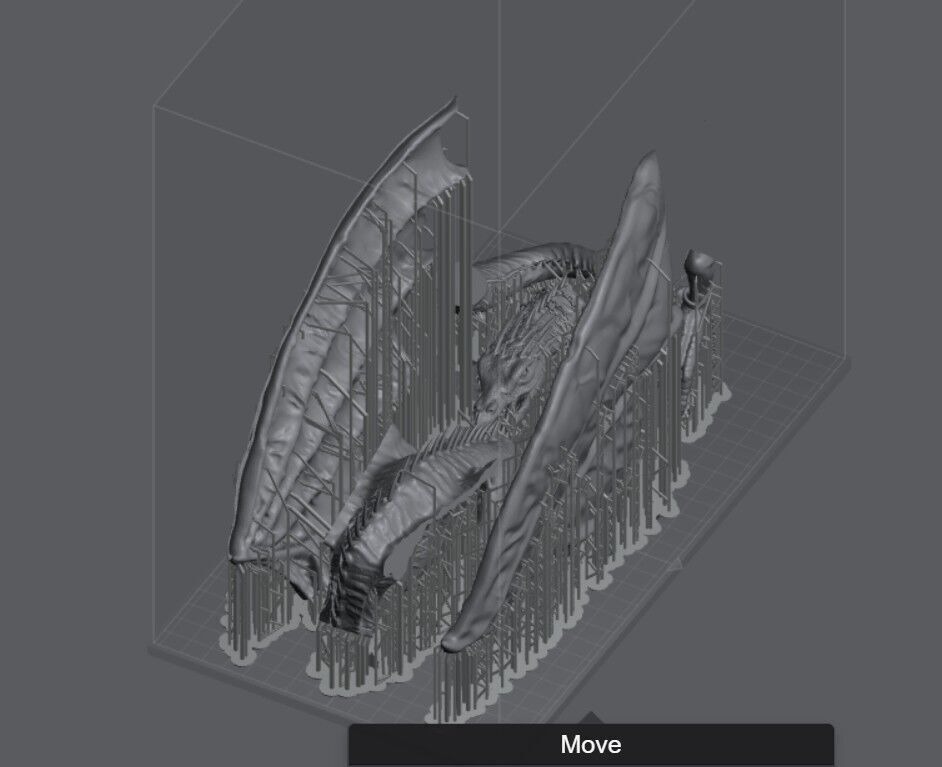 Ukrainian Ironbelly Dragon Harry Potter 3D print model_10