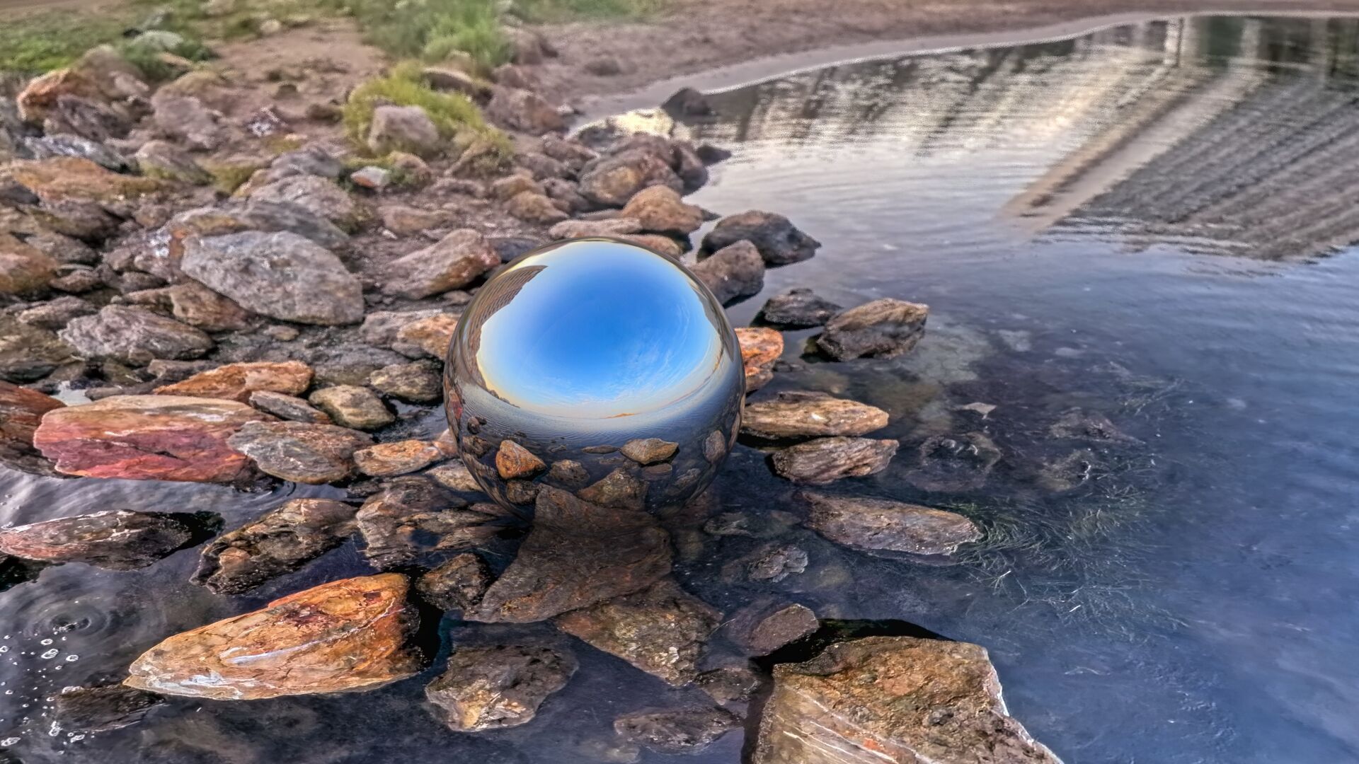 Sunrise Rocky Shoreline HDRI  3D model_4