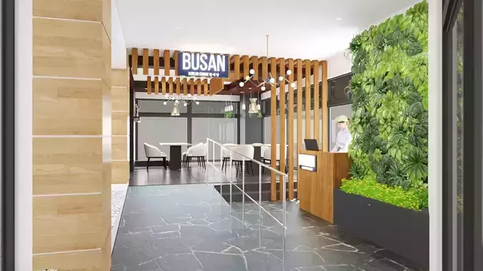 Korean Restaurant full interiors 6 cams