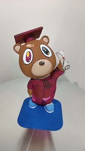 Kanye west Graduation Bear 3D print model