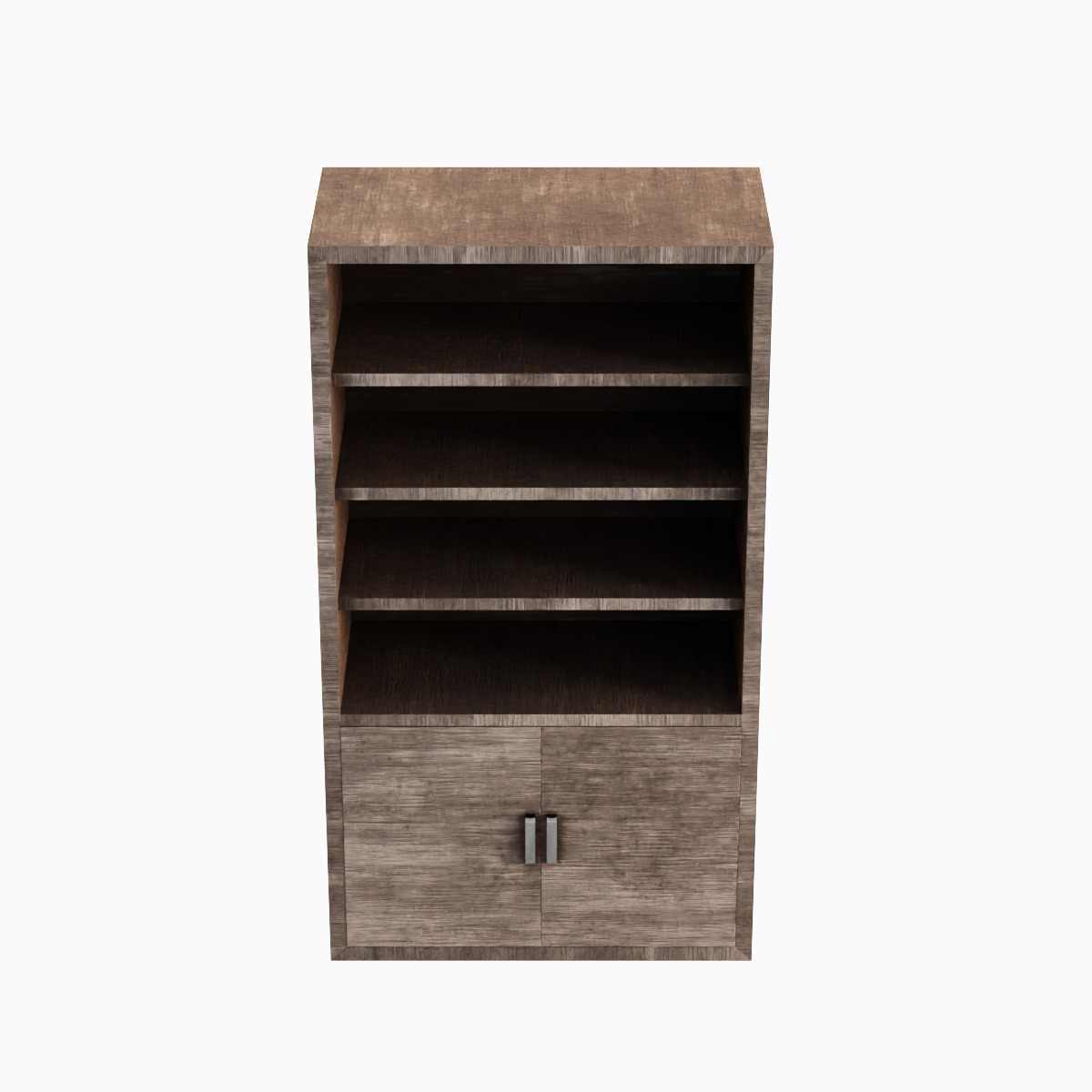 Old Shelf 05 Low-poly 3D model_4