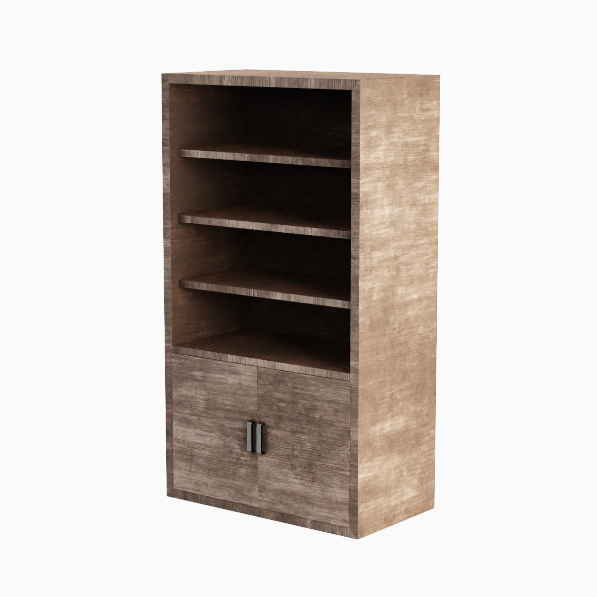 Old Shelf 05 Low-poly 3D model_1