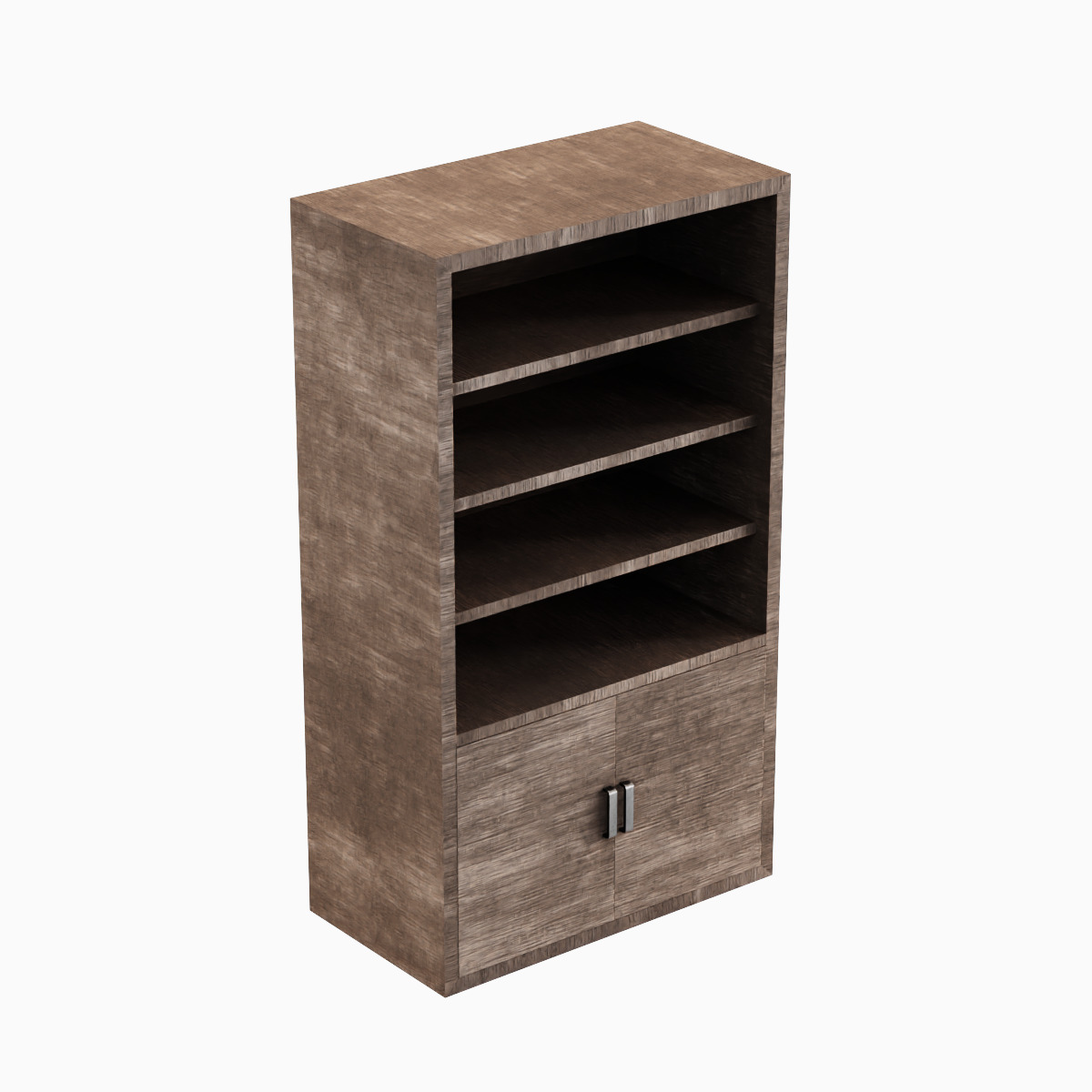 Old Shelf 05 Low-poly 3D model_5