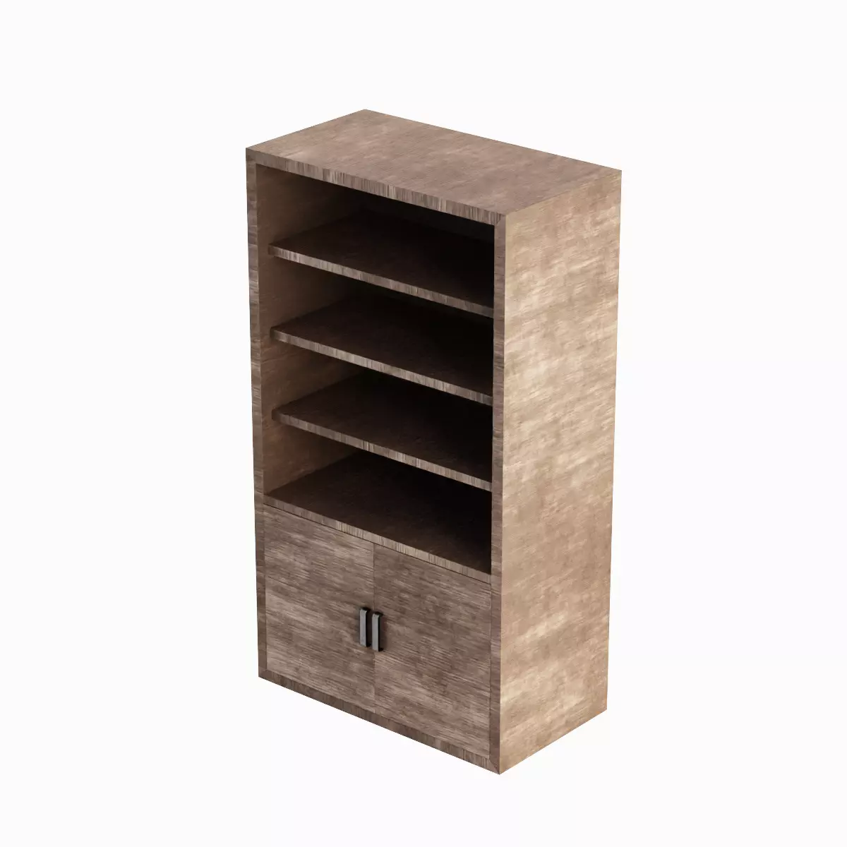 Old Shelf 05 Low-poly 3D model_0