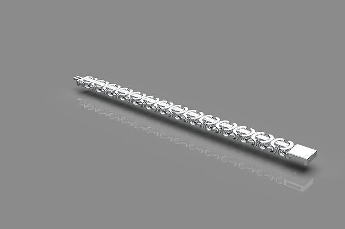 Wrist Chain Link Bracelets 3D print model