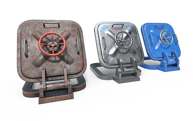 Old Hatch Low-poly 3D model