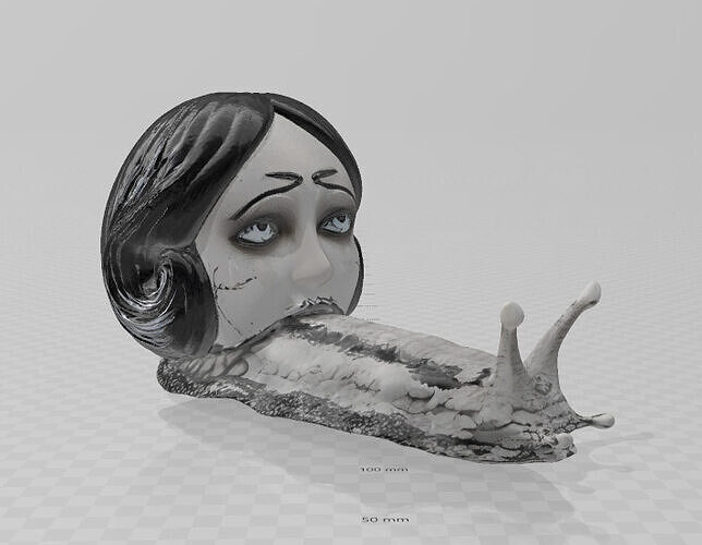 Garota lesma 3D print model