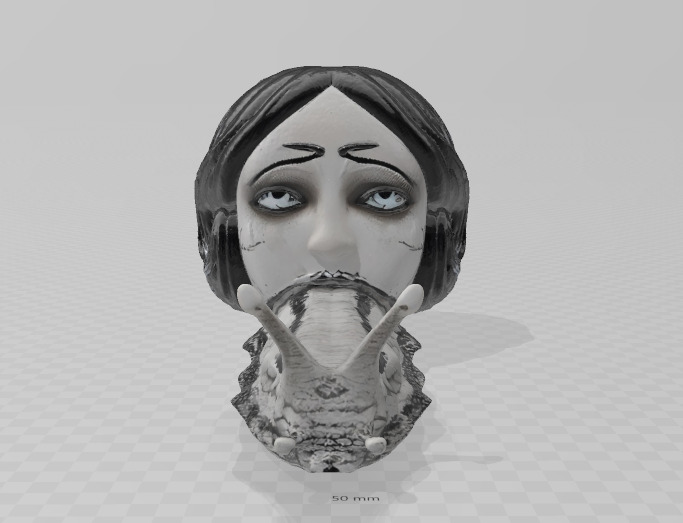 Garota lesma 3D print model_1