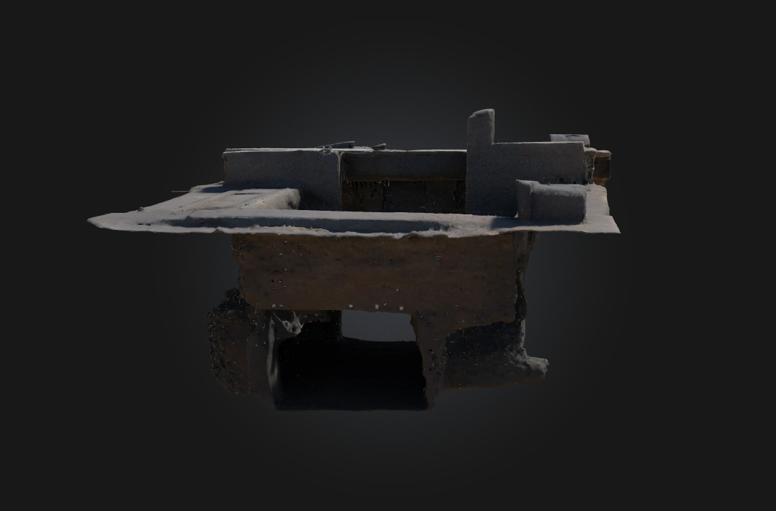 Excavation Site Blueprint Archaeological Layout Model 3D model_5