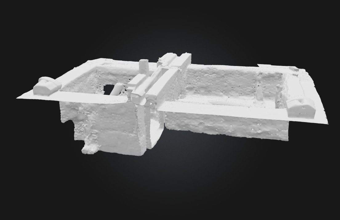 Excavation Site Blueprint Archaeological Layout Model 3D model_7