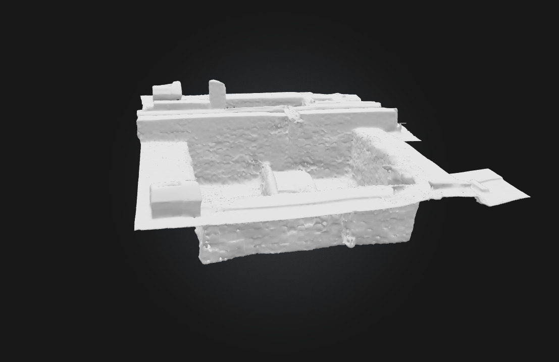 Excavation Site Blueprint Archaeological Layout Model 3D model_8