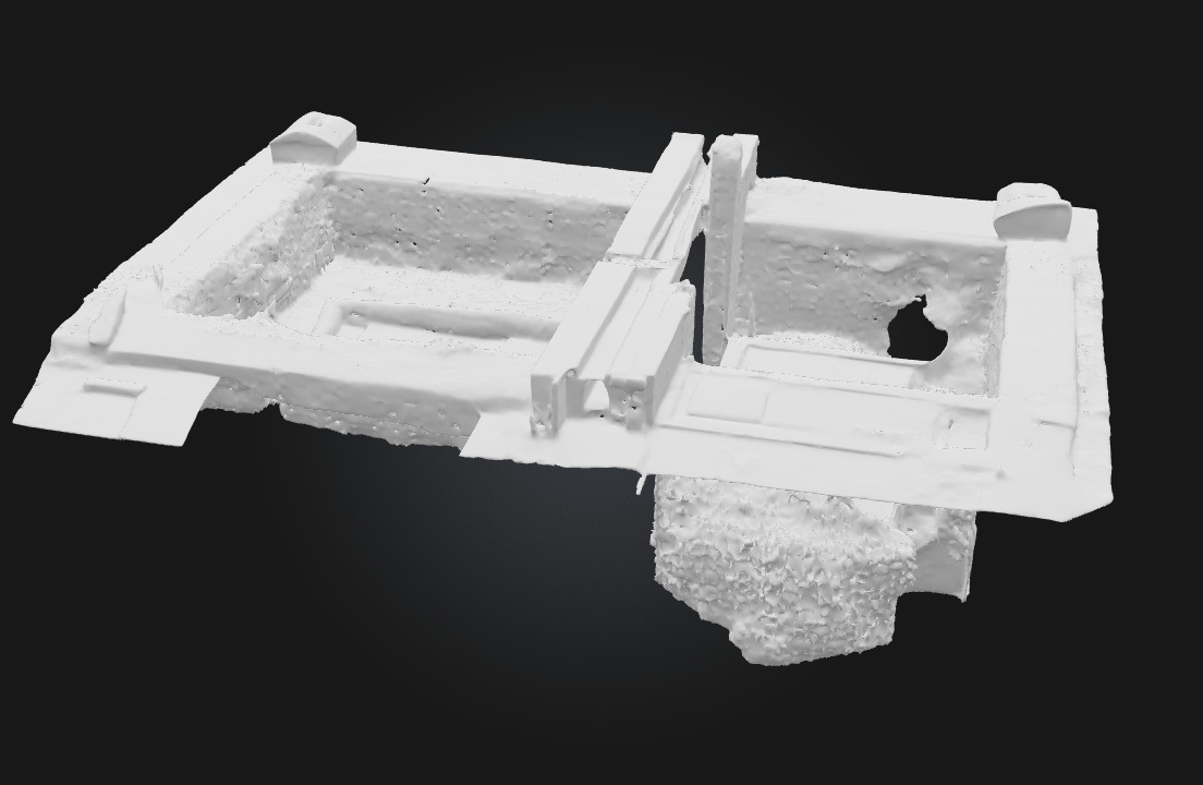 Excavation Site Blueprint Archaeological Layout Model 3D model_6