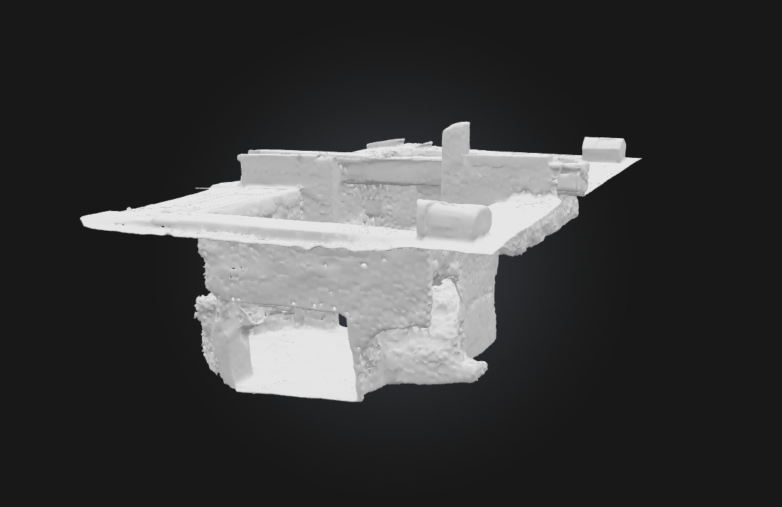 Excavation Site Blueprint Archaeological Layout Model 3D model_9