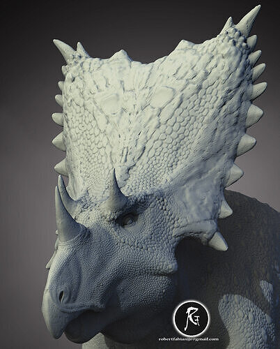 Chasmosaurus 3D print model