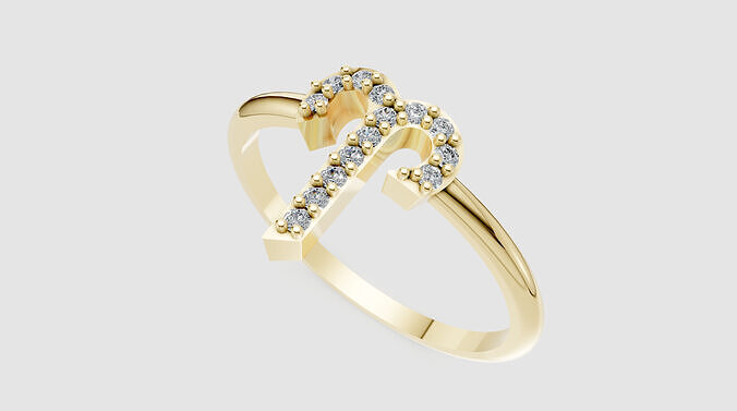 T Ring  3D print model
