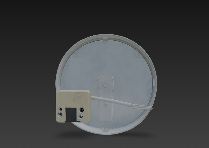 Round LED Panel Light 3D model_6