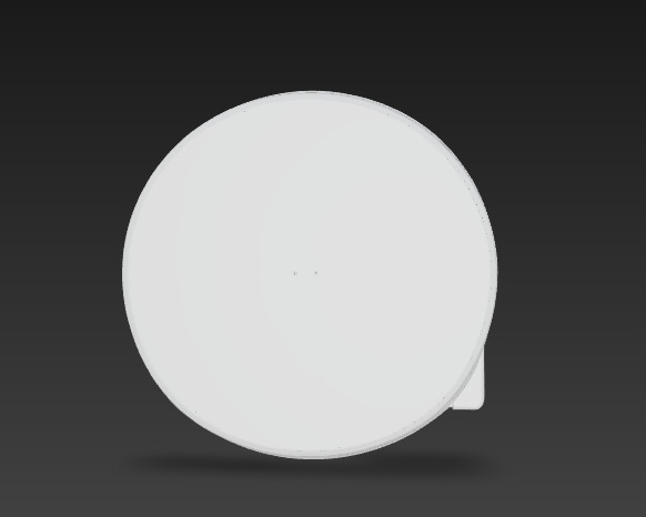 Round LED Panel Light 3D model_1