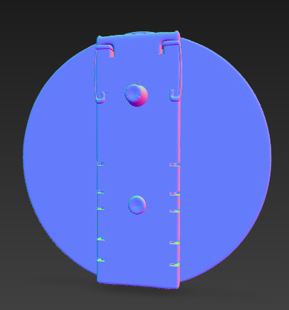 Round LED Downlight Ceiling Light 3D model_7