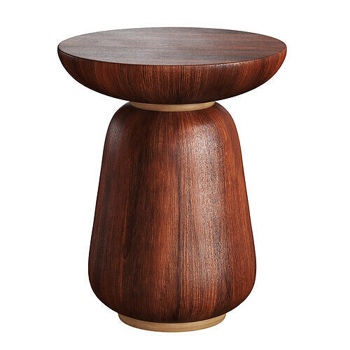 Kiri End Table Low-poly 3D model
