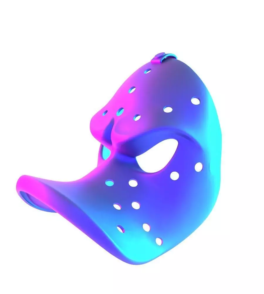Daffy Duck Hockey Mask toy 3D print model_4