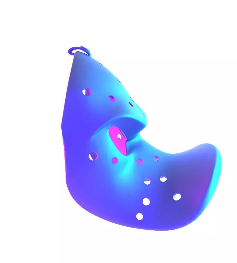 Daffy Duck Hockey Mask toy 3D print model_17