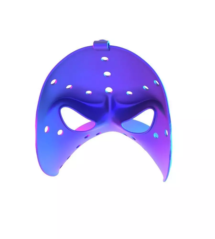 Daffy Duck Hockey Mask toy 3D print model_12