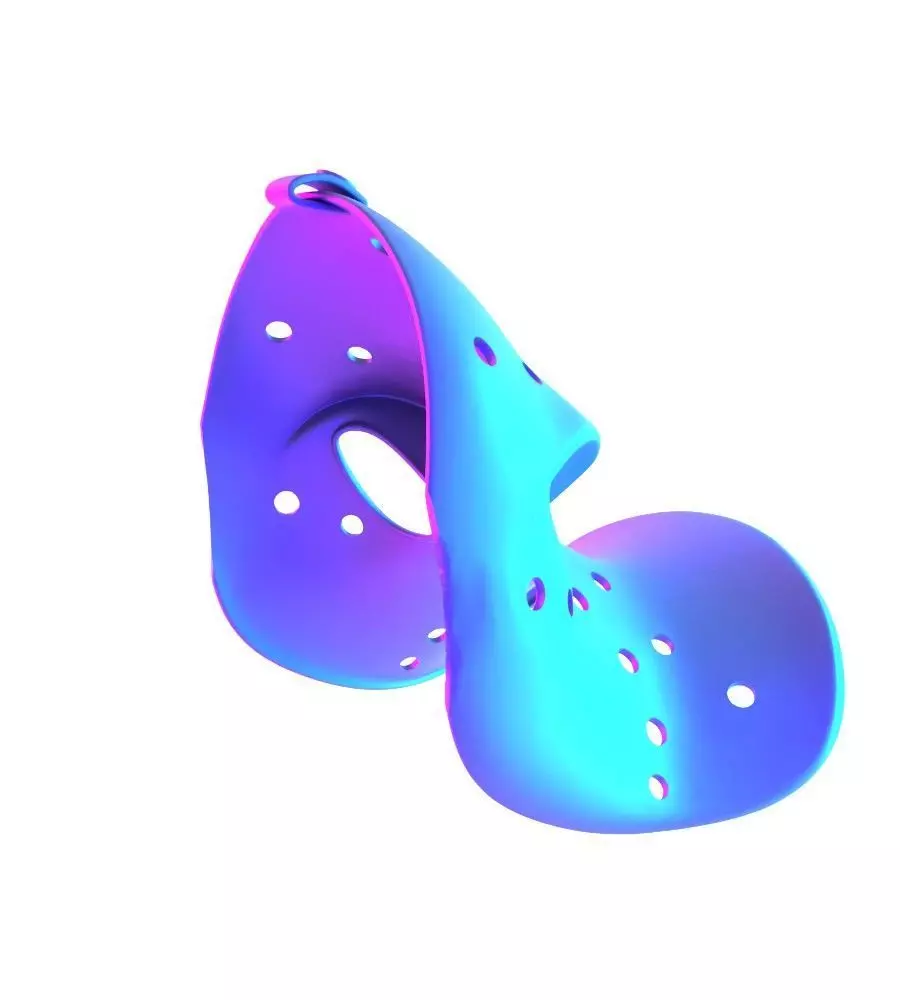 Daffy Duck Hockey Mask toy 3D print model_15