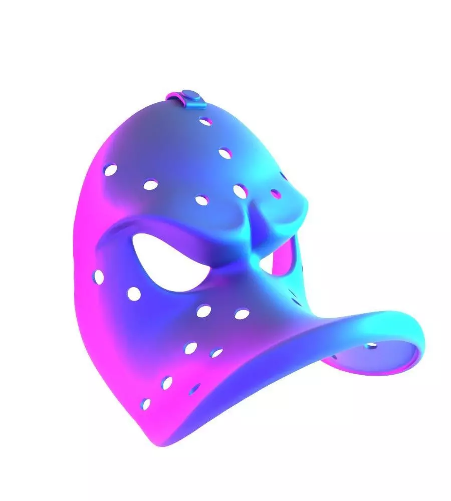 Daffy Duck Hockey Mask toy 3D print model_20