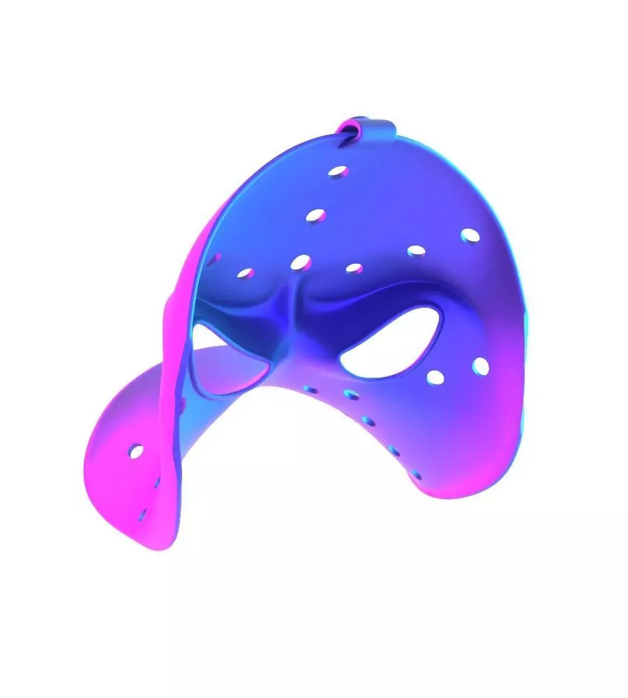 Daffy Duck Hockey Mask toy 3D print model_10