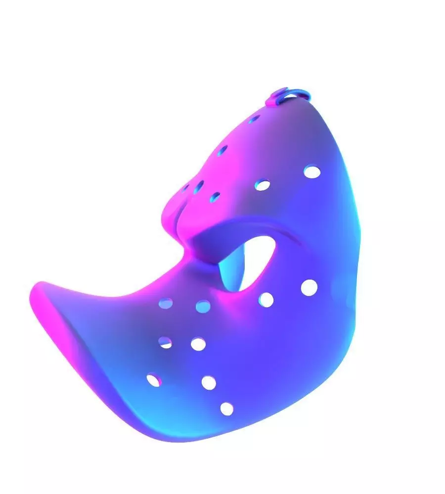 Daffy Duck Hockey Mask toy 3D print model_5