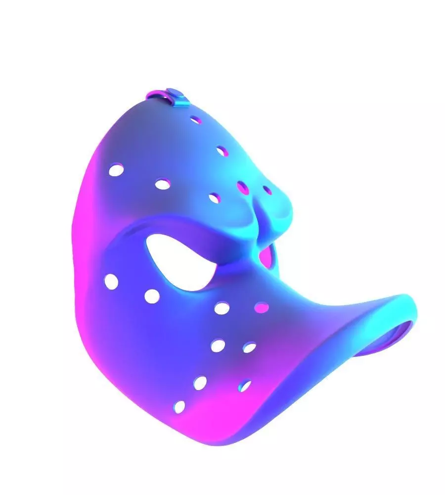 Daffy Duck Hockey Mask toy 3D print model_19