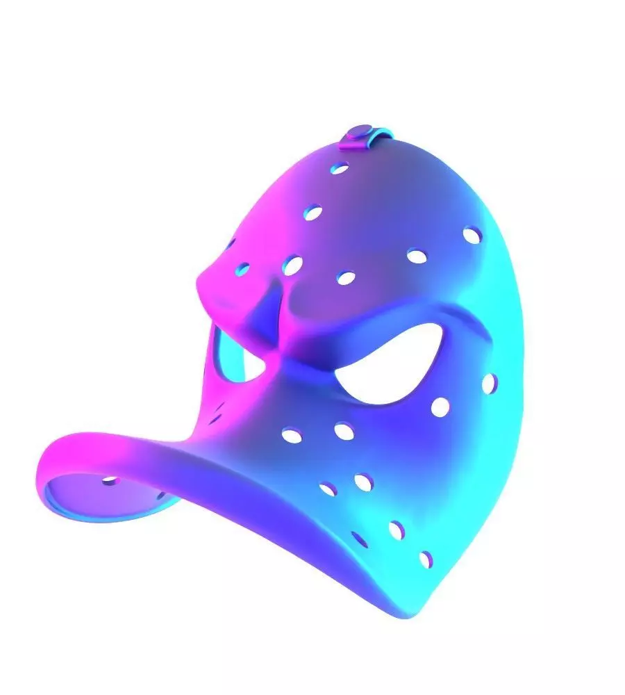 Daffy Duck Hockey Mask toy 3D print model_3