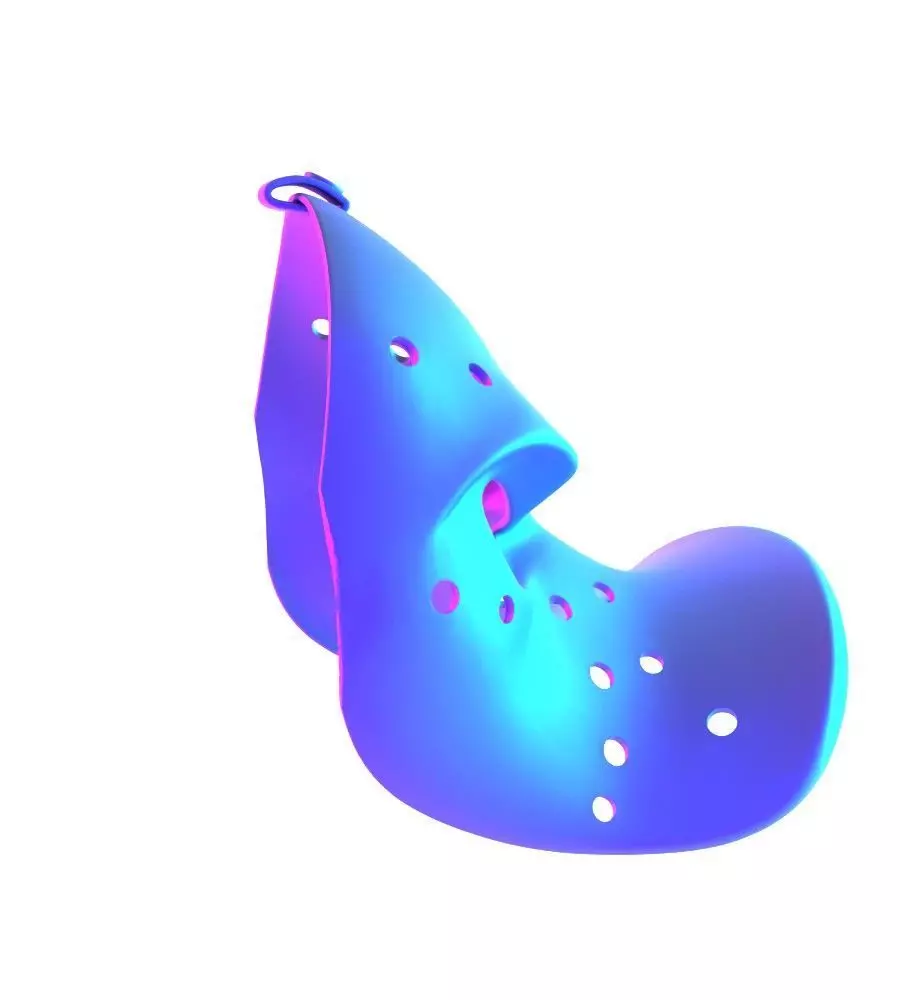 Daffy Duck Hockey Mask toy 3D print model_16