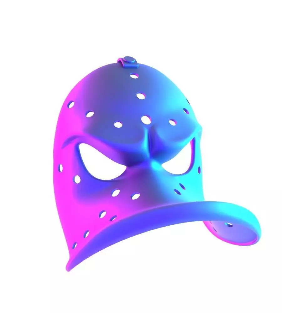 Daffy Duck Hockey Mask toy 3D print model_21