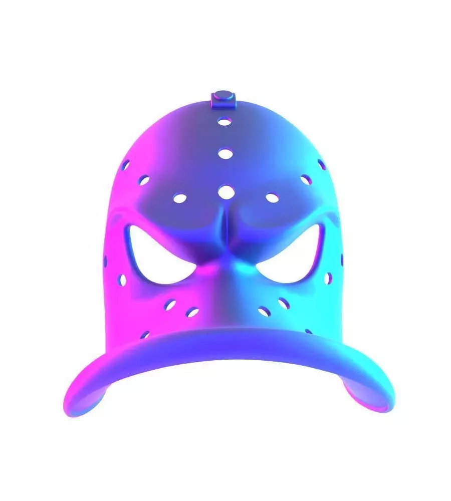 Daffy Duck Hockey Mask toy 3D print model_22