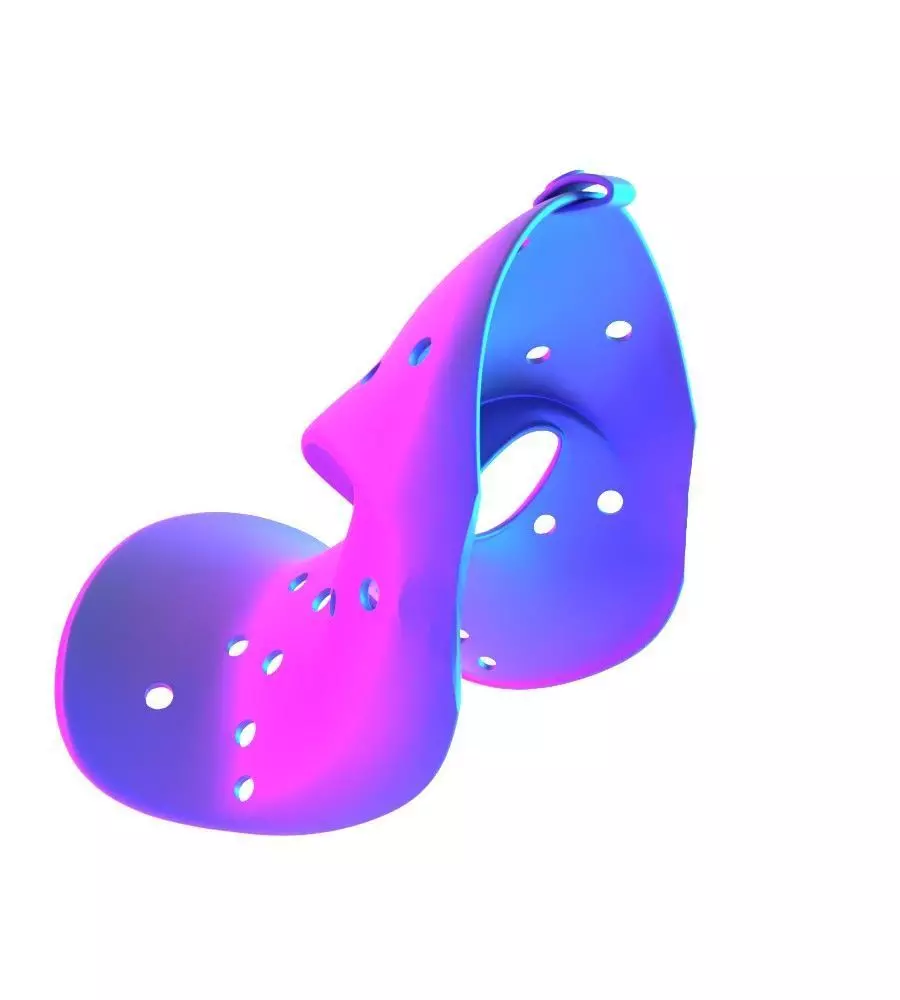 Daffy Duck Hockey Mask toy 3D print model_8