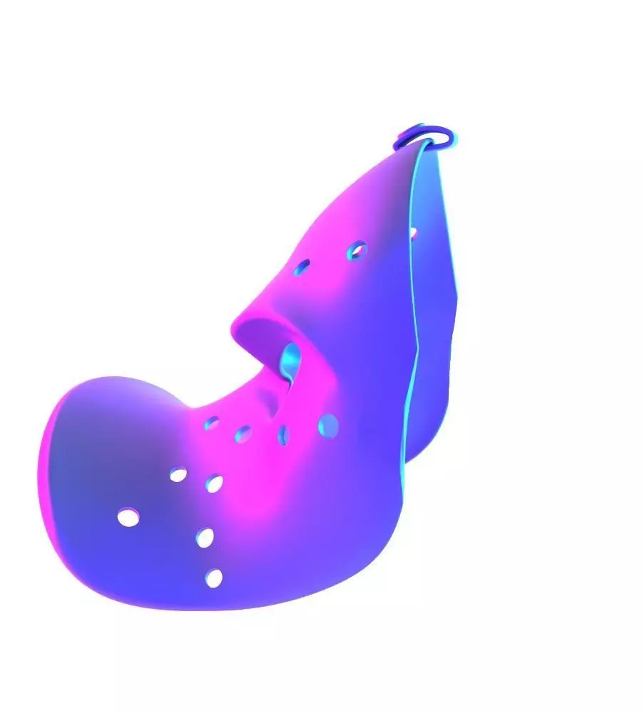 Daffy Duck Hockey Mask toy 3D print model_7