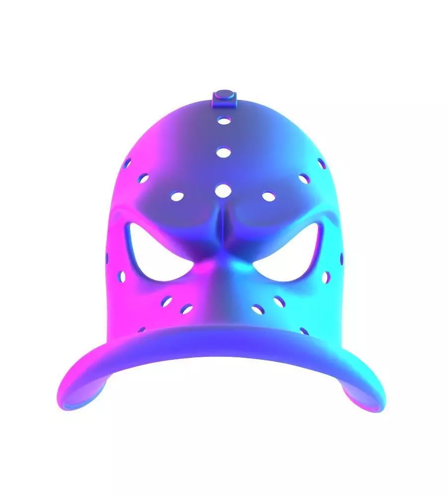 Daffy Duck Hockey Mask toy 3D print model_1