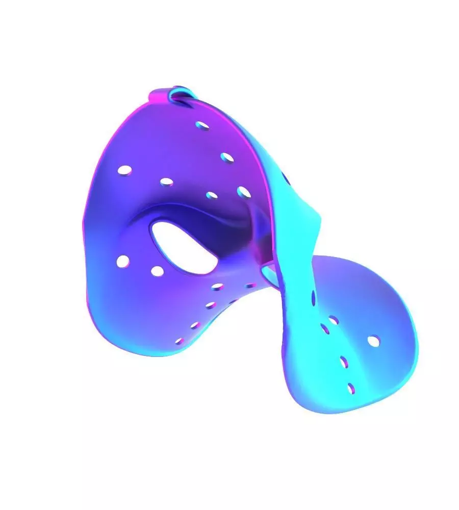 Daffy Duck Hockey Mask toy 3D print model_14