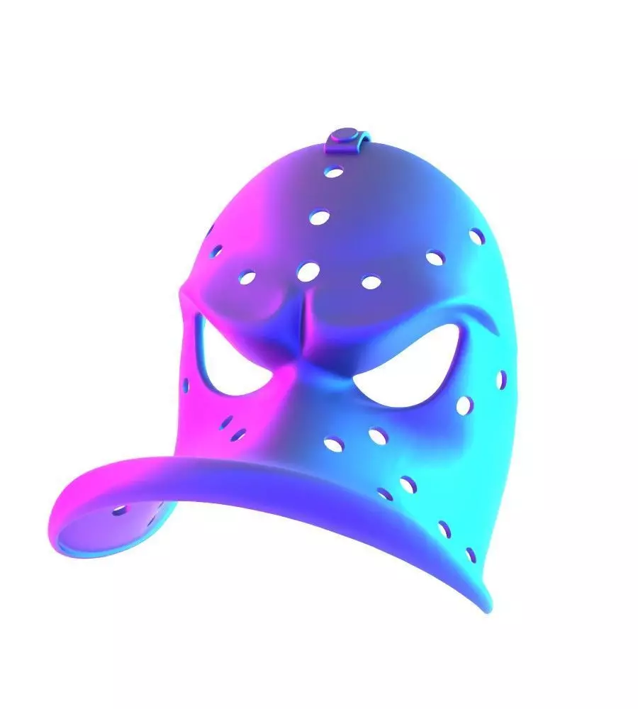 Daffy Duck Hockey Mask toy 3D print model_2