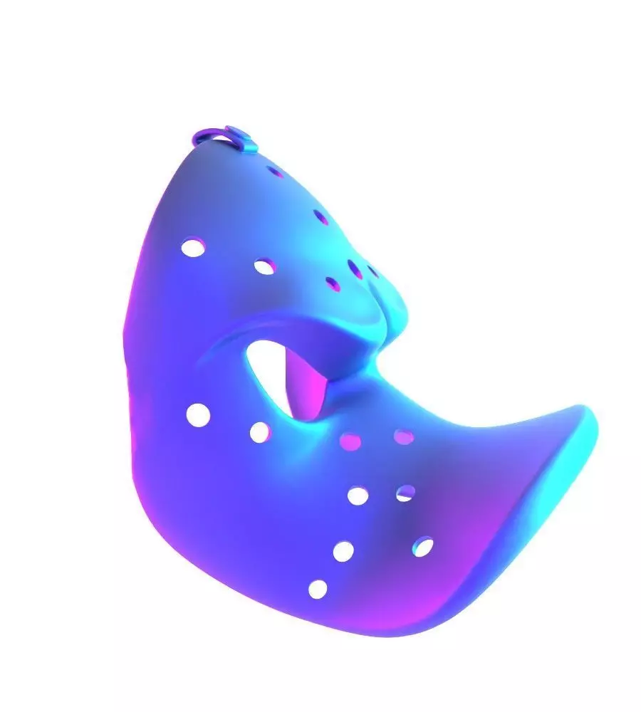 Daffy Duck Hockey Mask toy 3D print model_18