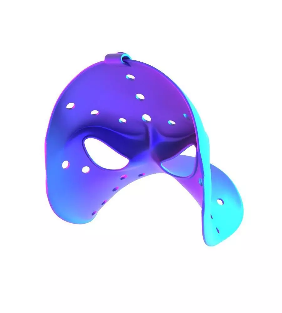 Daffy Duck Hockey Mask toy 3D print model_13