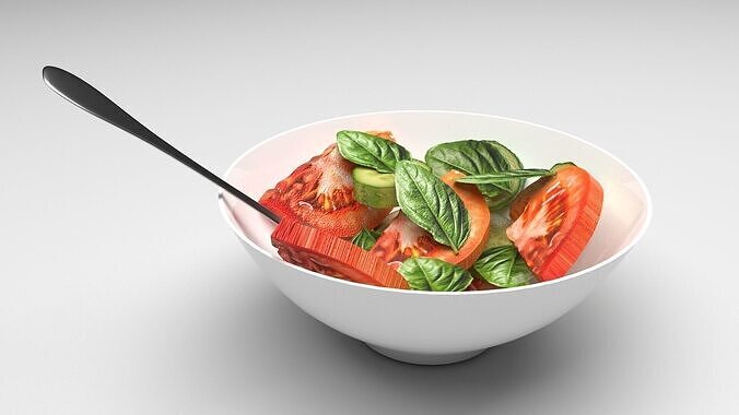 Summer Salad 3D model