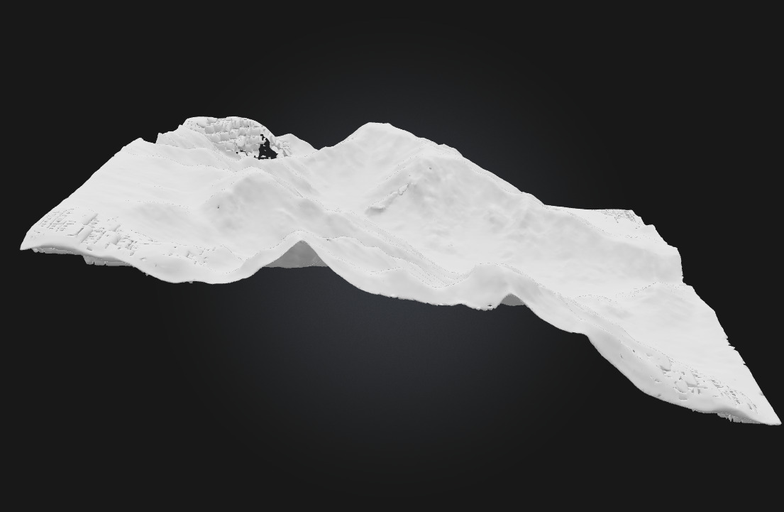 Canyon Terrain Rugged Landscape 3D model_6